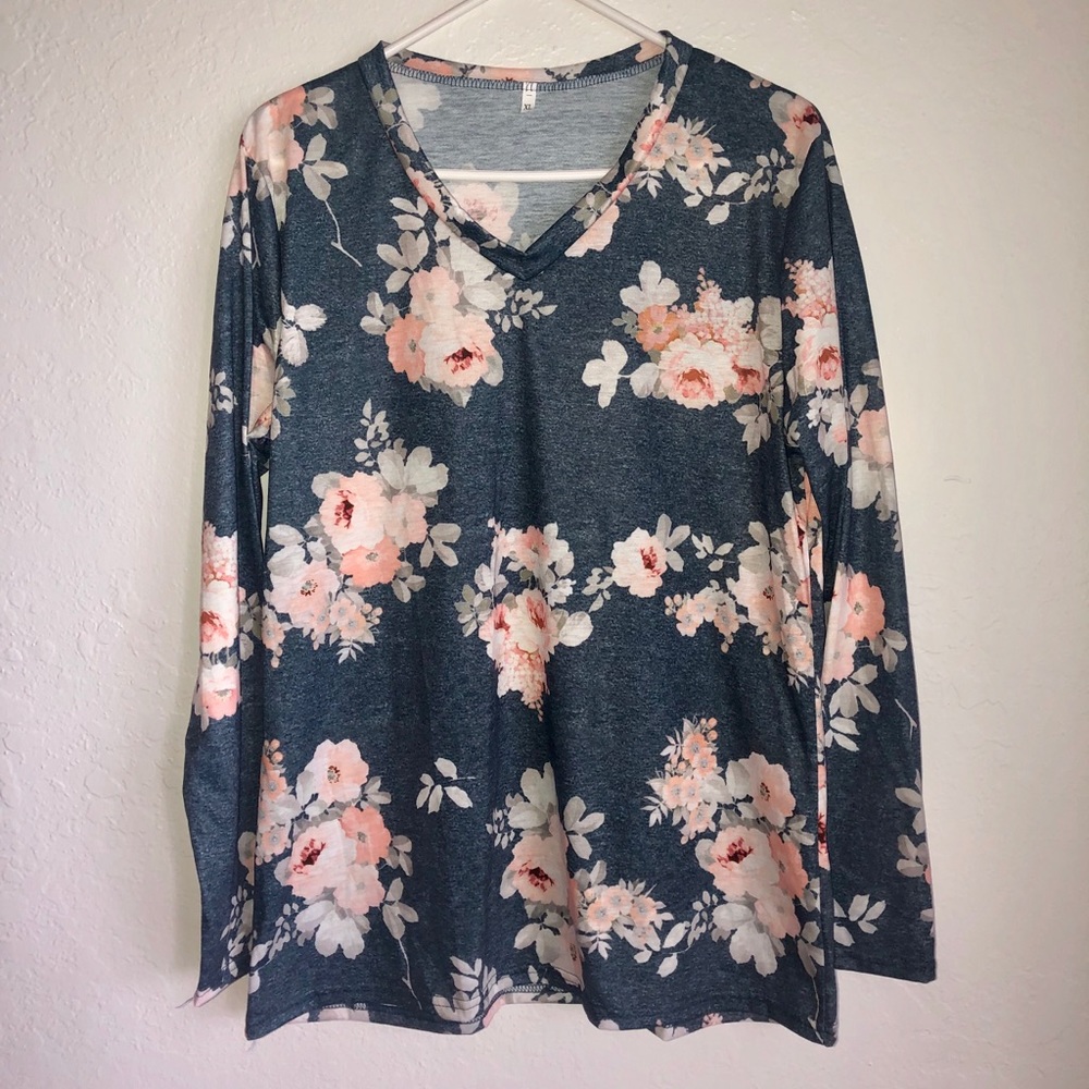 Floral Long Sleeve Shirt